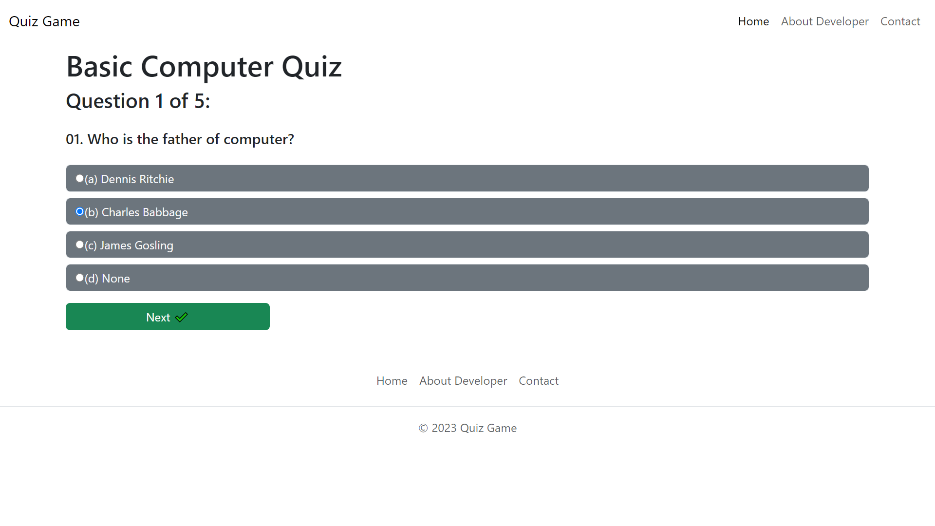 Quiz-Game